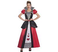 amscan (PKT) (Fix 4/4) (9910063) Costume de reine de cœur pour femme Taille 46-48