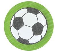 Amscan planches de fête en carton football 23 cm 8 pièces Groen G