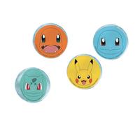 Amscan - Balles rebondissantes Pokémon - Lot de 4, 4 cm - Multicolore