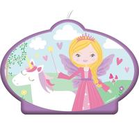 Amscan "Princess & Knight" - Bougie d'anniversaire princesse 9 cm - 9909849 | Bougie d'anniversaire enfant