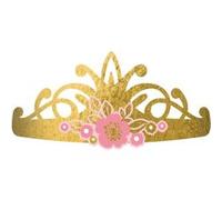 Amscan princesse couronne papier 8 or Goud G