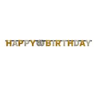 Amscan Prisme scintillant fête jalon anniversaire lettres bannière SG12867 (90) (scintillant)