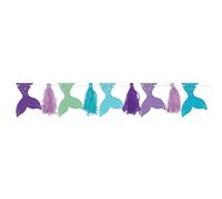 Amscan - Queue de sirène - Guirlande, gland SG31810 (taille unique) (Bleu/Violet/Vert)
