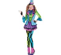 amscan 845580 Costume de chapelier fou pour enfant (12-14 ans), Bleu