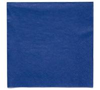 amscan-Serviettes de table bleu marine, 9915402-209