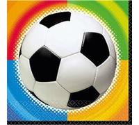 Amscan serviettes de table football 16 pièces 33 cm Multicolor G