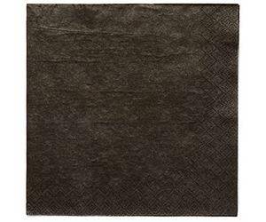 amscan-Serviettes de Table Noires, 9915402-216