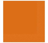Amscan-Serviettes de Table Orange, 9915402-204