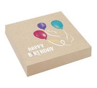 Amscan serviettes My Birthday Partyde table 33 x 33 cm papier 20 pièces Multicolor