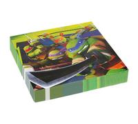 Amscan Serviettes Tortues Ninja X20 Multicolore