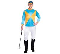 amscan Set Low (PKT) (9905884) Costume de jockey pour homme adulte (taille standard)