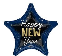 Amscan Standard Celestial New Year Foil Balloon S40 Packaged 43 cm