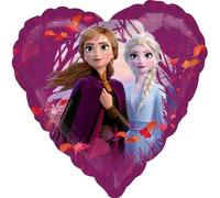 Amscan Standard Frozen 2 Ballon en plastique Cœur S60 emballé 43 cm