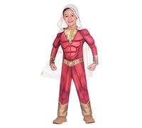 amscan 8-10 Ans, Rouge Super hero Costume de Shazam Classique pour Halloween, 9906137