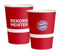 Amscan tasses de fête Bayern Munich garçons 500 ml carton rouge 6 pièces Rood