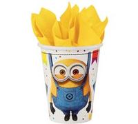 Amscan tasses de fête Despicable Me 250 ml papier blanc 8 pièces Geel G