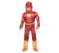 Amscan The Flash 9906078 Déguisement d'halloween 4-6 Ans, Rouge