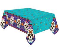 amscan tischdecke Day of The Dead 120 x 180 cm türkis/violett