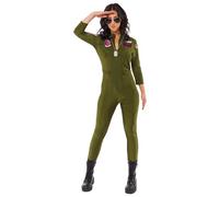 Amscan - Costume Top Gun Maverick, pilote, combinaison, pilote de jet, carnaval
