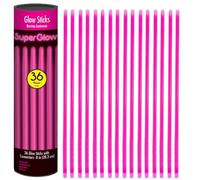 Amscan Tube de bâton Super Lumineux - 8 pi, Rose, 36 pièces