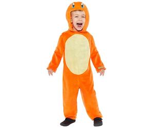 Amscan Unisex Officially Licensed Pokémon Charmander Hooded Costume de déguisement pour enfants, Orange, 10-12 ans