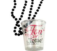 Amscan - Verre à déclic "Girls Night Out Top Tottie" SG27948 (Taille unique) (Transparent/Rouge/Noir)