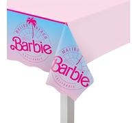 Amscan Vibrant Multicolor Plastic Malibu Barbie Table Cover - 54" x 96" (1 Pc.) - Durable & Stylish Design - Perfect for Kids' Party