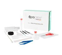AmScope - IQCrew Kit de préparation de lames de microscope 35 pièces - Ensemble d'outils essentiels pour étudiant et accessoires de microscopie - SP-15