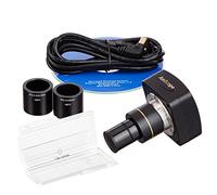 AmScope MU1000-CK Appareil photo numérique microscope USB 2.0 10 MP + kit d'étalonnage