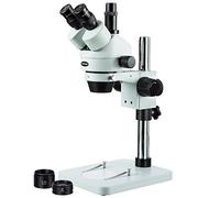 AmScope SM-1TSZ-V203 Microscope trinoculaire avec zoom 3,5X-90X et support de table