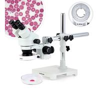 AmScope SM-3BZ-80S Microscope stéréo Zoom 3,5X-90X sur Pied avec lumière 80 LED