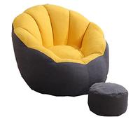 Amsg Bean Bag Chaise Géante À Sac De Haricots(Pas De Rembourrage), Pouf Spécial Gamer, Fauteuils Poire D'Intérieur Et D'Extérieur, Pouf pour Adultes, Pouf Poire,H,95cmx95cmx75cm