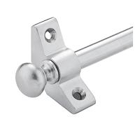 AMSKA INTERNATIONAL Lot de 13 barres pour tapis d'escalier - Finition ronde - Chrome satiné - Convient aux tapis jusqu'à 70 cm de large ou étroit