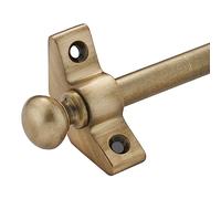 AMSKA INTERNATIONAL Lot de 13 tiges de tapis d'escalier avec embout rond en laiton antique pour tapis jusqu'à 70 cm de large ou étroit