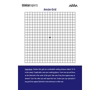 Amsler Grille oculaire avec dos magnétique - Outil de dépistage quotidien de la vision pour les patients atteints de dégénérescence maculaire et de glaucome par des experts cliniques (lot de 1)