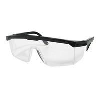 Amslight Lunettes de Protection de Travail Réglable Clair Polycarbonate Jante Complète Plastique Revêtement Résistant au Choc Verre Espace de Protection Réglable