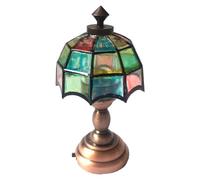 AMSLSIU 1/12 Miniature lumière LED Chambre modèle Lampe de Bureau à Piles poupée décoration de la Maison Jouer Jeu Jouets Fournitures pour Enfants