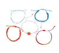 AMSLSIU 1 ensemble Bracelet cordon réglable vague Bracelet perlé marguerite décorations cadeau créatif pour les femmes adolescentes, Style B