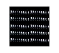 AMSLSIU 1 ensemble de faux ongles élégant léger exécution fine nouveau style apparence exquise facile à installer Kit de manucure , Couleur transparente