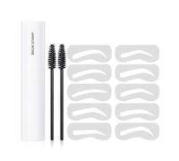 AMSLSIU 1 ensemble poudre à sourcils fiable pinceau à sourcils pochoir Kits de maquillage pratiques accessoire de beauté trousse outils saint valentin pour Salon