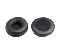 AMSLSIU 1 Paire de Coussinets pour écouteurs universels Portables Doux Anti-poussière Lavable remplacer Casque Tasse Maison Filet Barre Casque Couverture, Le Noir, 70mm