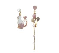 AMSLSIU 1 paire pendentif boucles d'oreilles esthétique dessin animé gland oreille goujons mode bijoux copines personnalisé cadeau d'anniversaire