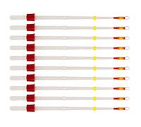 AMSLSIU 10 pièces Pointe supérieure Portable Hiver tiges Section indicateur pôle pièces d'extension s'attaquer lumière extérieure en Plastique Durable, 130mm