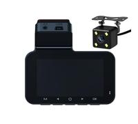 AMSLSIU 1080P Voiture WiFi DVR Double lentille Dash Cam Version Nocturne Voiture DVR Version Nocturne caméra de Tableau de Bord WiFi 3 Pouces Dash Cam