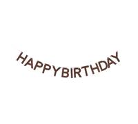 AMSLSIU 2 pièces accrocher rétro drapeau Delta marron pour une touche nostalgique Pour aux célébrations d'anniversaire tissu décoration de fête d'anniversaire