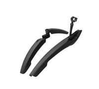 AMSLSIU 2 pièces vélo Garde-Boue Installation Pratique Cadre Robuste Fabrication Planche à Terre Plaque de Roue Design Chic Fournitures de Cyclisme, Noir/avec Lampe