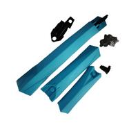 AMSLSIU 2 pièces vélo Garde-Boue Installation Pratique Cadre Robuste Fabrication Planche à Terre Plaque de Roue Design Chic Fournitures de Cyclisme, Bleu