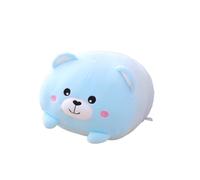 AMSLSIU 20 cm Animal Kawaii en Peluche Jouet Panda Hamster Éléphant Cerf Plushie Style Mignon en Peluche Poupée Bébé Oreiller Canapé Chaise, Ours Bleu
