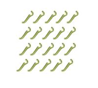 AMSLSIU 20 pièces Crochet Manches pêche appât Ensemble Ligne Plate-Forme Noyau Crochets Outil Plomb Clips aligneur Outils Multi-Fonction étanche