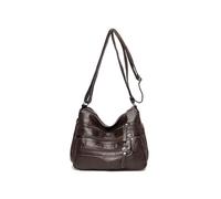AMSLSIU 2023 Trend Womens Bag - Sac à bandoulière de et à la mode pour les attractions touristiques PU pour femmes adultes Sacs pour femmes, marron foncé, 1